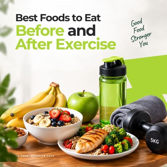 Best foods to eat before and after exercise